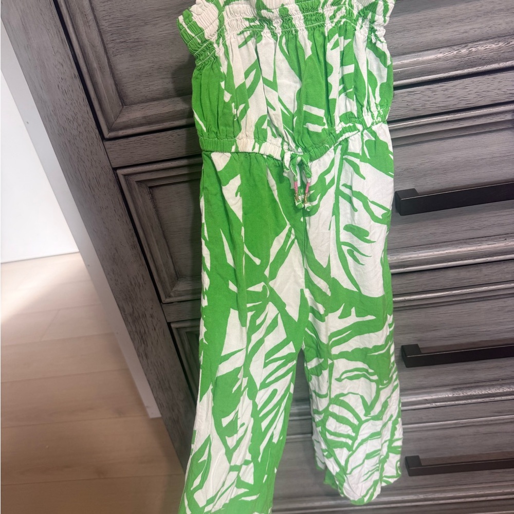 Lilly Pulitzer Green and White Pants